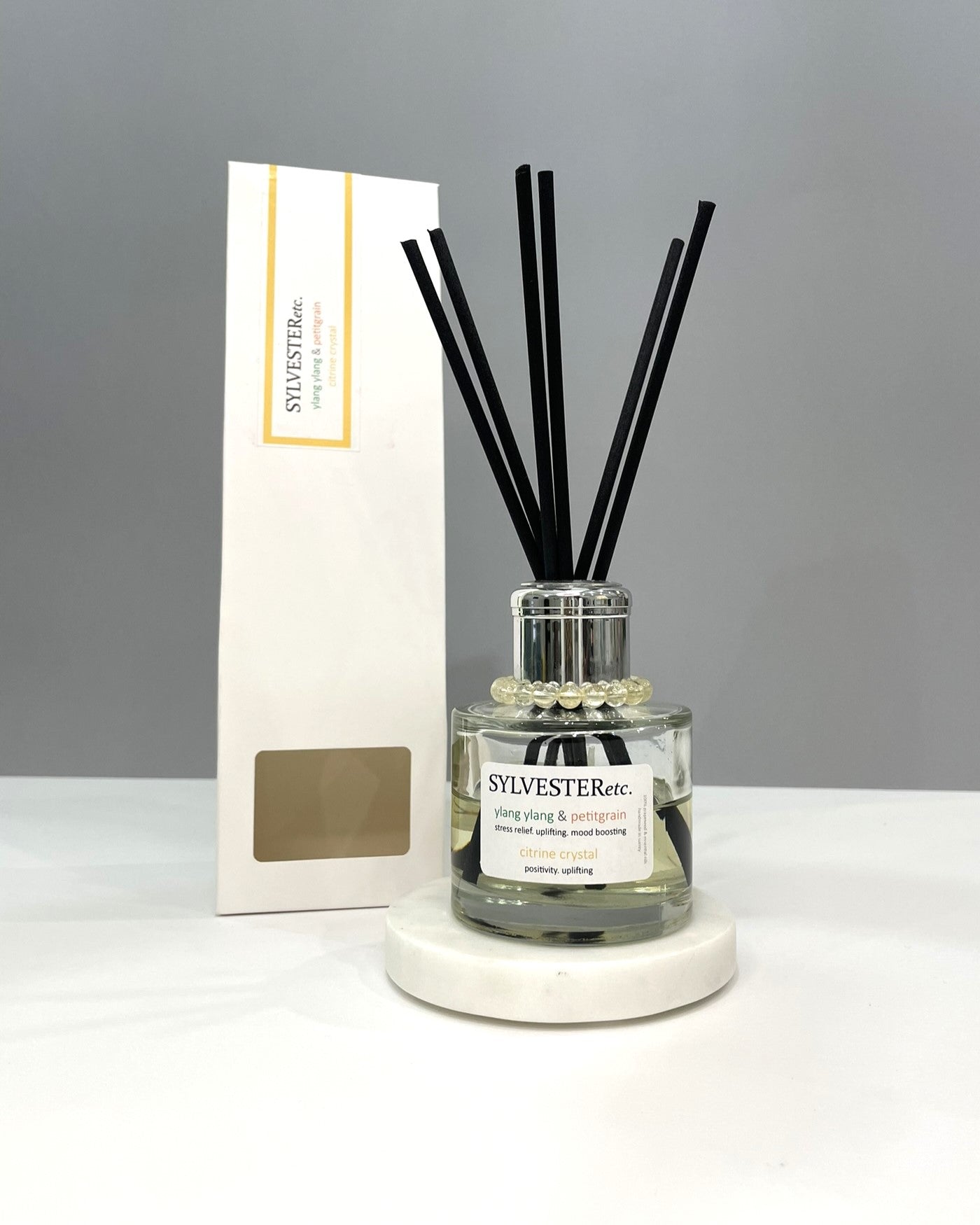 Ylang Ylang & Petitgrain Citrine Crystal Reed Diffuser