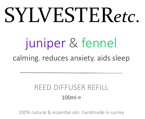 NEW Juniper & Fennel Reed Diffuser REFILL